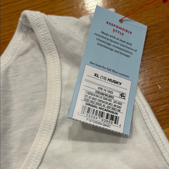 White Fifth Sun Dinosaur Tank Top - Picture 4 of 4